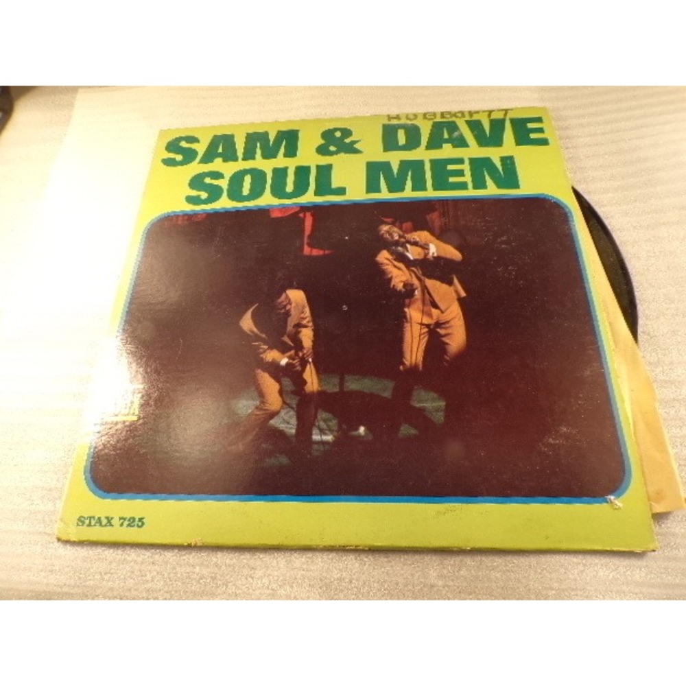 Sam & Dave Soul Men Vinyl LP Stax 725 Soul Man 1967 Vintage Memphis Soul R&B Rec
